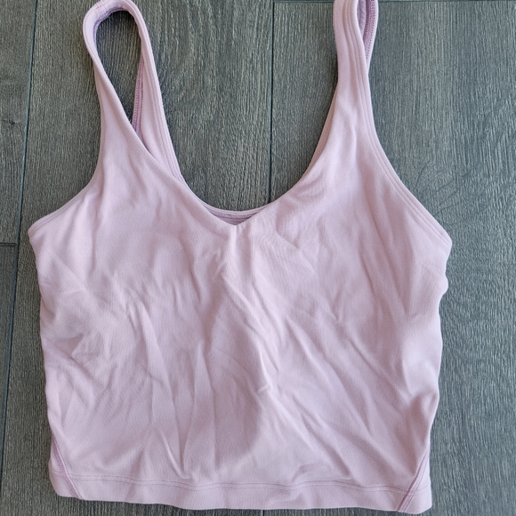 Lululemon align tank in pink taupe, size 2 - Picture 4 of 7
